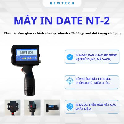 Máy in date mini NT-2 in hạn sử dụng và ngày sản xuất