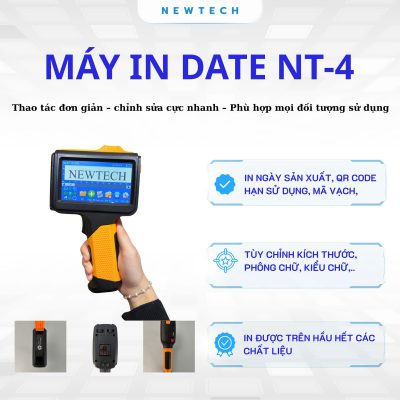 máy in date cầm tay NT-4 nhỏ gọn,đa chức năng