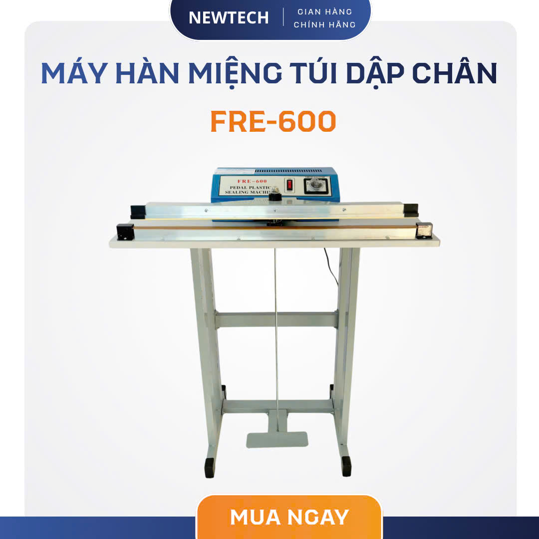 Máy hàn miệng túi dập chân FRE-600