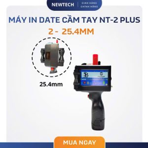 Máy in date cầm tay NT-2 (25.4mm) – Giải pháp in ấn nhanh, rõ nét