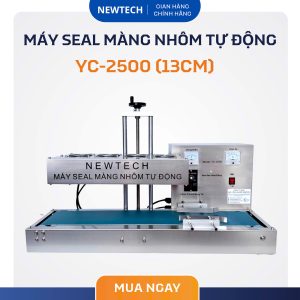Máy Dán Màng Seal Tự Động YC-2500 (13cm) Chính Hãng NewTech