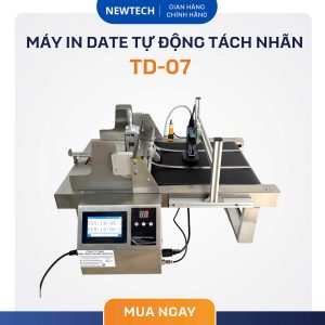 Máy In Date Tự Động Tách Nhãn TD-07 Chính Hãng NewTech